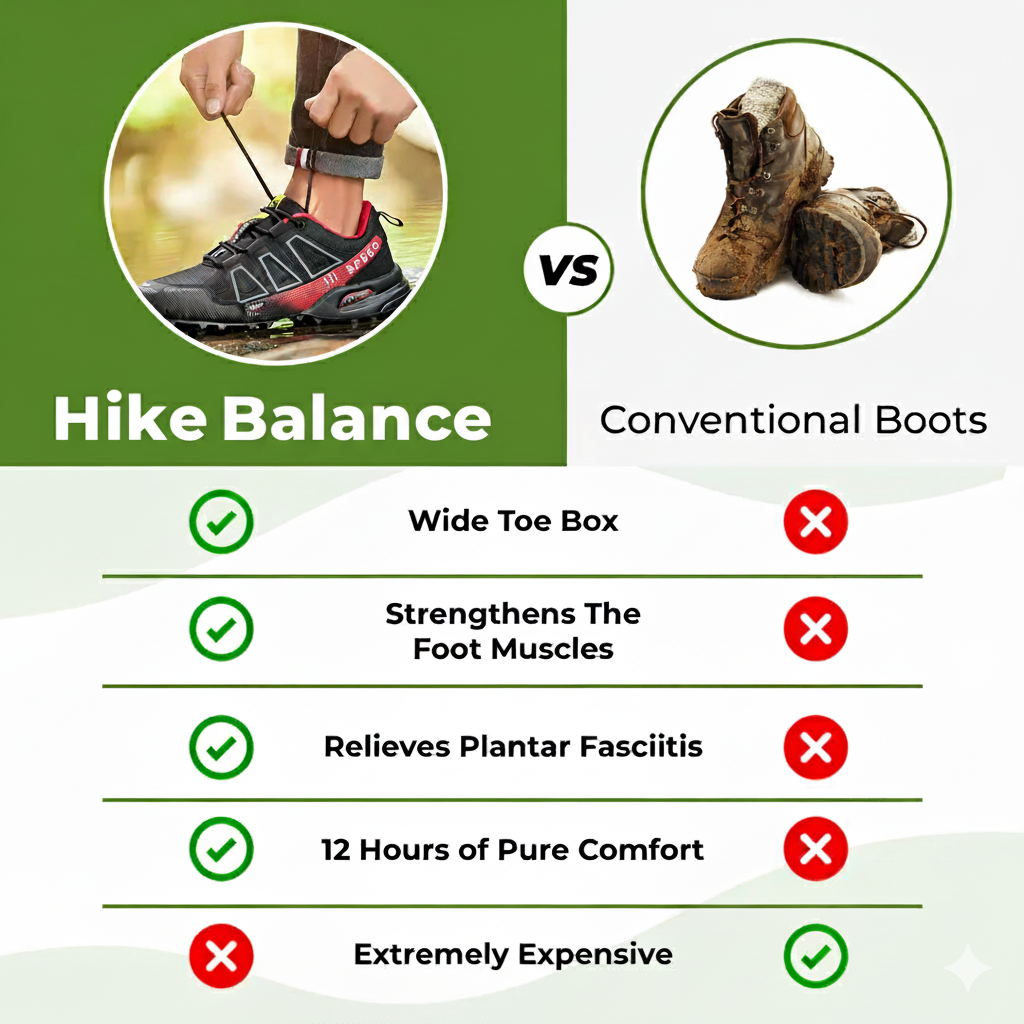 Hike Balance - All-Day Comfort Walking Shoes (Unisex)